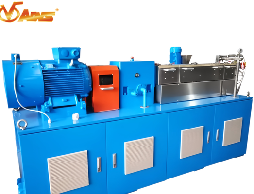 Guter Preis Lab Co Rotation Twin Screw Extruder 27mm Schraubendurchmesser Maximalgeschwindigkeit 750 bis 1500 Rpm 18,5 bis 37kw Antriebsmotor für hohe Produktion Online