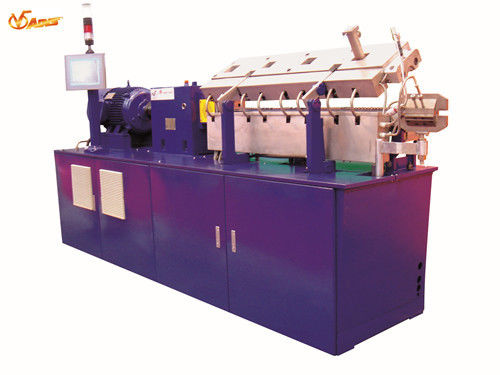 Guter Preis 380V Laborstufe-Doppelschneckenextruder, Doppelschneckenextruder-Maschine mit aufgeteiltem Fass Online