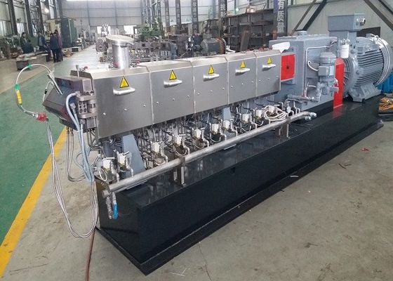 High Temperature Engineering Plastics Polymer Twin Screw Extruder with Torque Limiter and Steel Ball Type Safety Clutch