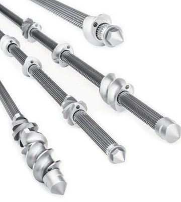 10 - 120mm Durchmesser-Extruder-Welle, Doppelschneckenextruder-Elemente 500 - 9000mm Länge