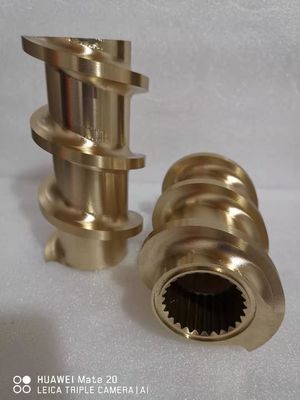Guter Preis  Aluminiumbronze-Kegelgewindeschraubenelemente 150 mm für Doppelschneckenextruder Online