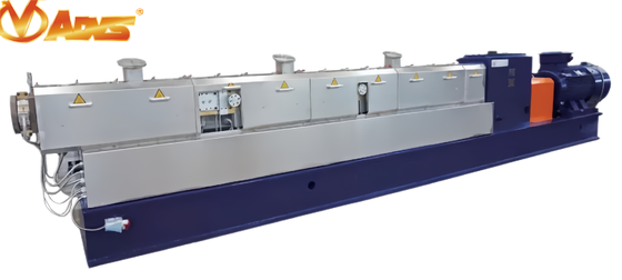 Guter Preis Co. Drehschrauben-Twin-Screw-Extruder mit nitrierten Schrauben und Fass für die Verarbeitung von recyceltem Kunststoff Online