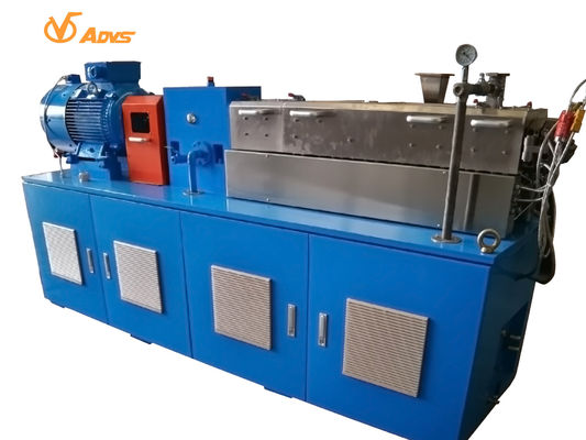 Good price 50kg/h-Labordoppelschneckenextruder, blaue Extruder-Maschine des Körnchen-Co Online